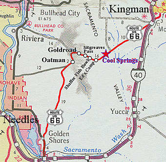 Cool Springs Area Map